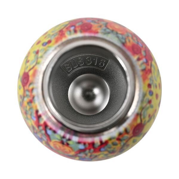 Doppelwandige Edelstahl-Trinkflasche, 260ml, Katzen- und Blumenmuster image number 4