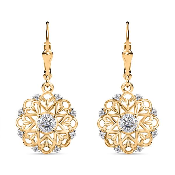 Moissanit Ohrringe - 0,81 ct.