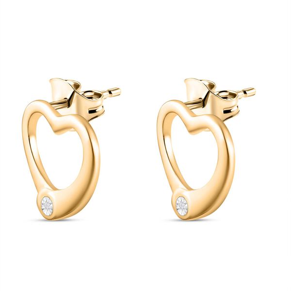 2er-Set- Herz Diamant Schmuckset image number 8