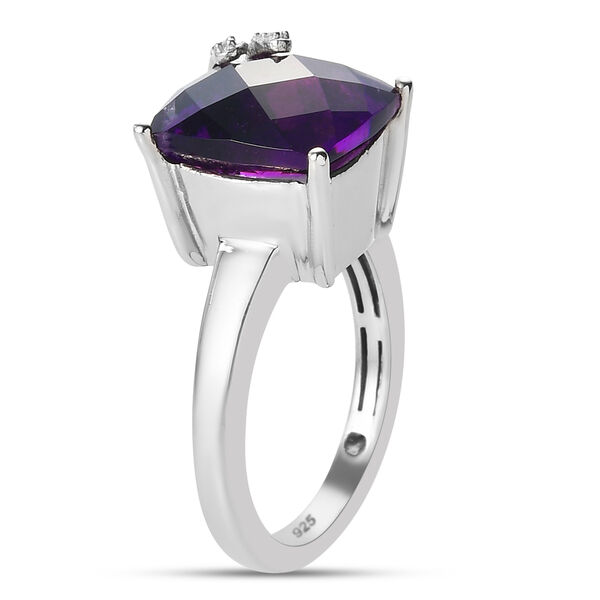Lusaka Amethyst und Zirkon-Ring - 5,83 ct. image number 5