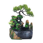 Zimmerbrunnen mit LED-Licht und Nebel, Größe 20x15x28 cm, Natur image number 0