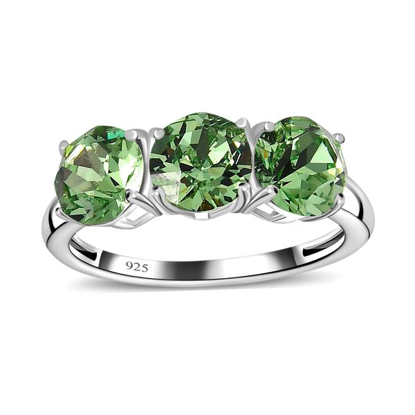 Peridot Kristall Schmuckset 925 Silber image number 4