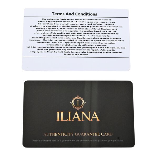 Iliana AAA Kolumbianischer Smaragd, Wei&szlig;er Diamant SI Ring, AGI zertifiziert und gepr&uuml;ft, 750 Gold (Gr&ouml;&szlig;e 19.00) ca. 1,00 ct image number 8