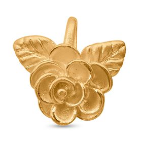 Rosen-Anhänger in 999 Gold