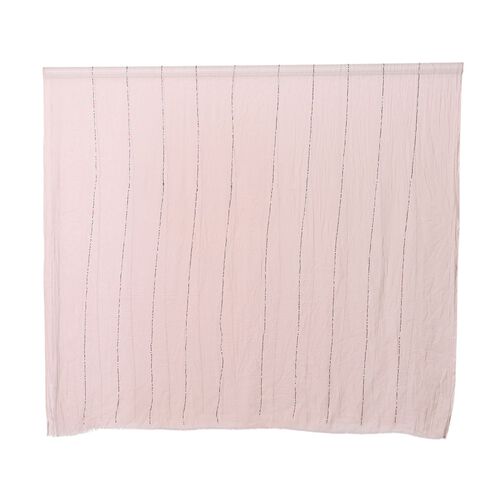 Perlenverzierter Schal, 50% Baumwolle 50% Viskose, 180x90cm, Beige image number 1
