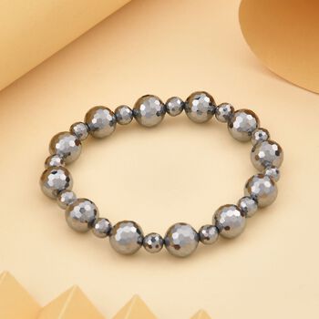 Flexibles, facettiertes Terahertz Armband - 150 ct.