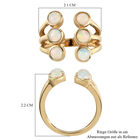 Natürlicher Äthiopischer Opal Ring 925 Silber vergoldet image number 5