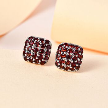 Nat&uuml;rliche Mosambik Granat-Ohrringe - 2,49 ct.