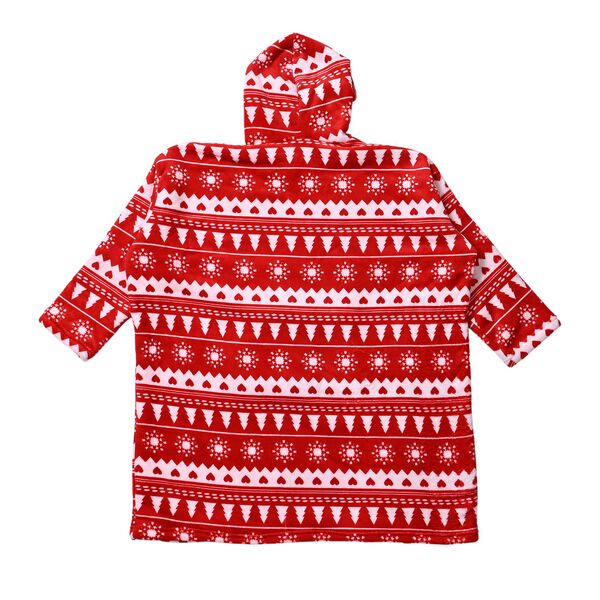 Doppellagiger Hoodie mit Tasche, Rot image number 1
