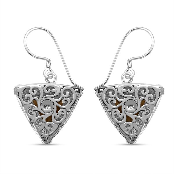 Royal Bali Kollektion- Citrin Ohrringe - 7 ct. image number 4