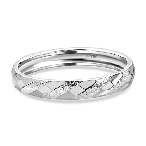 950 Platin Ring (Größe 22.00) ca. 2,80g image number 0