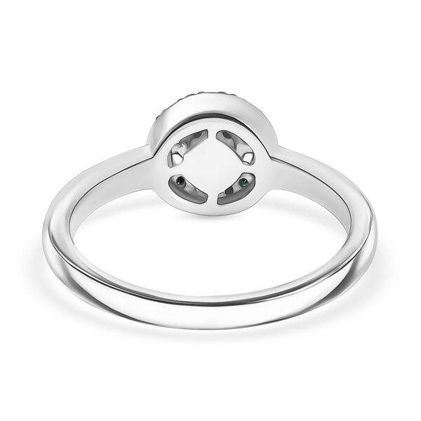 CULLINAN-MINE - Blauer Diamant Ring 925 Silber rhodiniert (Gr&ouml;&szlig;e 21.00) ca. 0.20 ct image number 6