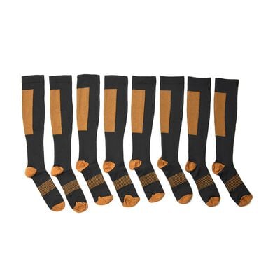 Kupferfaser-Sockenset: 4 Paare (2x Größe S und 2x Größe M)