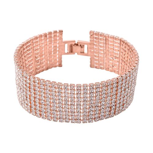 Kristall-Armband in Roségoldton image number 0
