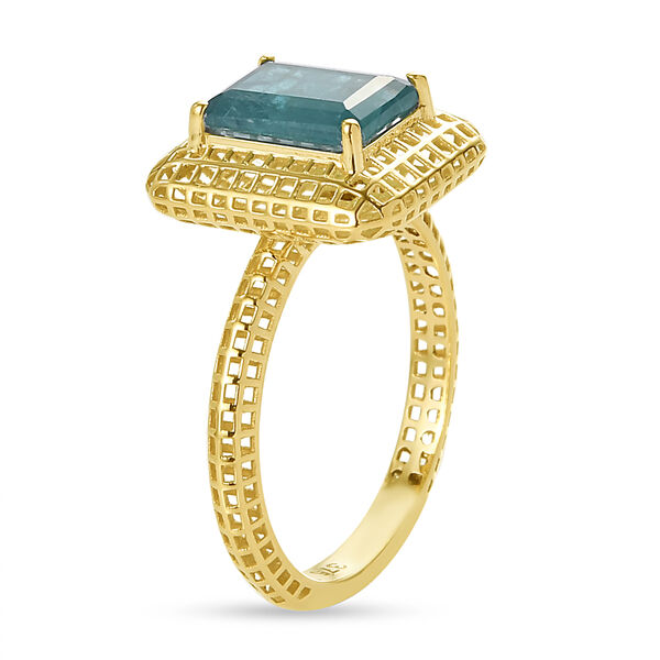 MIRAGE COLLEKTION Blaugr&uuml;ner Grandidierit Ring 375 Gelbgold image number 5