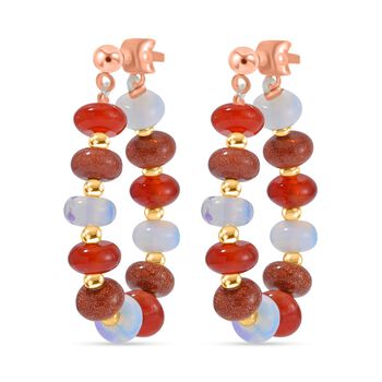 Multi Edelstein Ohrringe- 59 ct.