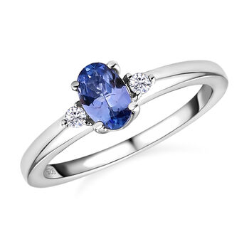 Schmuck-Geschenkset mit Tansanit und Zirkon