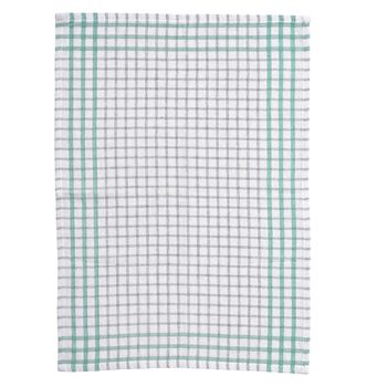 6er-Set gewebte Baumwoll-K&uuml;chent&uuml;cher, 35x55 cm, Gr&uuml;n