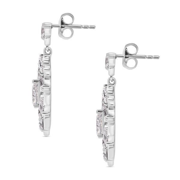 J Francis gefertigt mit SWAROVSKI- Zirkonia Ohrringe image number 4