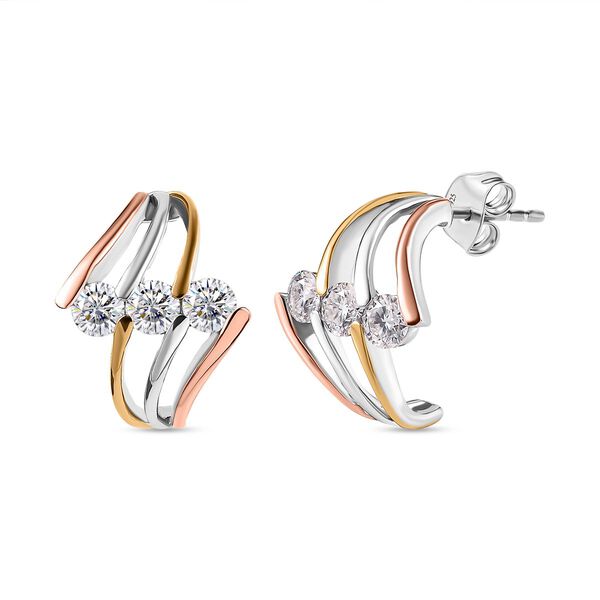 EF Moissanit Ohrringe - 1,37 ct. image number 0