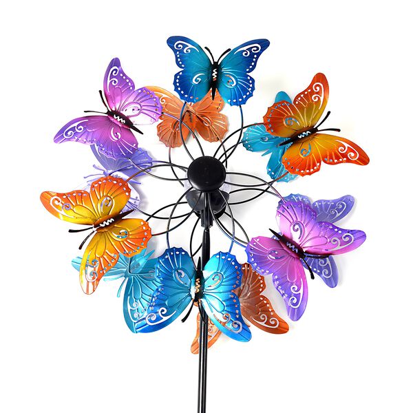 Solar Windrad-Schmetterling, Gr&ouml;&szlig;e: 48,2x20,3x177,8 cm image number 2