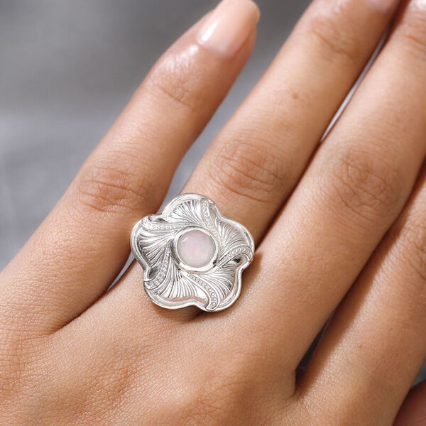 Nat&uuml;rlicher, &auml;thiopischer Welo Opal-Ring - 0,84 ct. image number 3