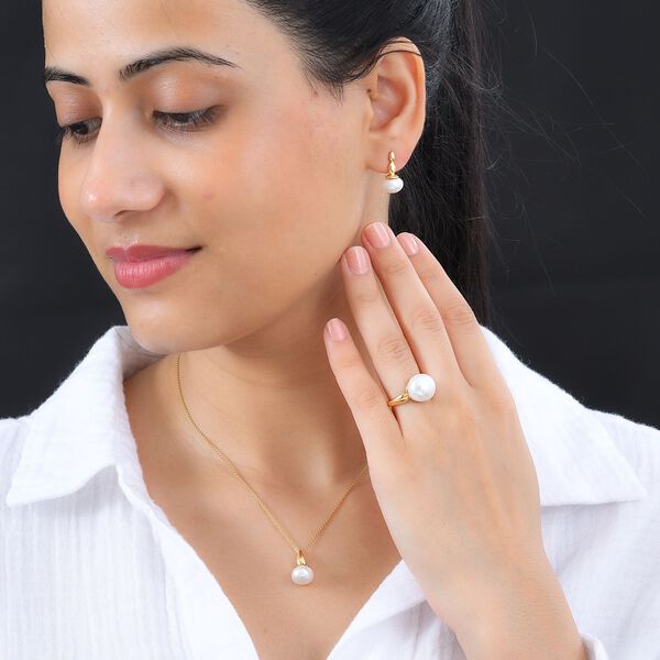 Süßwasserperlen Schmuckset - 23,10 ct. image number 3