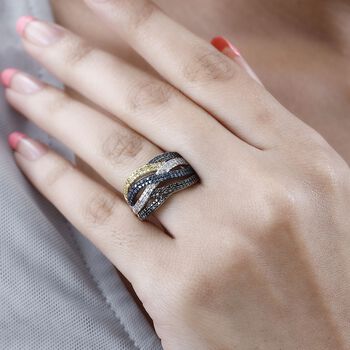 Mehrfarbiger Diamant-Ring - 1 ct.