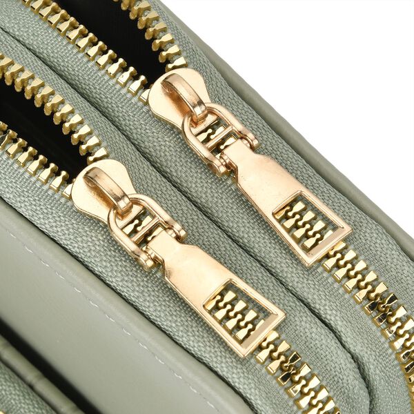 Moderne Umhängetasche mit RFID-Schutz, pastellgrün image number 4