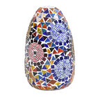 Handgefertigte, orientalische Mosaikglas-Tischlampe in Wassertropfen Form, Mehrfarbig image number 3