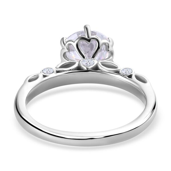 Moissanit Ring mit europäischem Schliff - 1,69 ct. image number 7