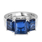 Ceylon Farbe Quarz Ring 925 Silber rhodiniert (Größe 18.00) ca. 4,25 ct