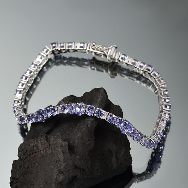Tansanit und Zirkon Armband image number 2