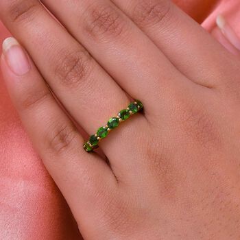 Nat&uuml;rlicher Chromdiopsid-Bandring - 3,09 ct.