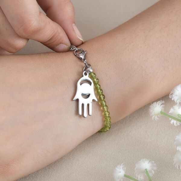 Peridot Armband mit Anhängern, 19 cm - 32 ct. image number 3