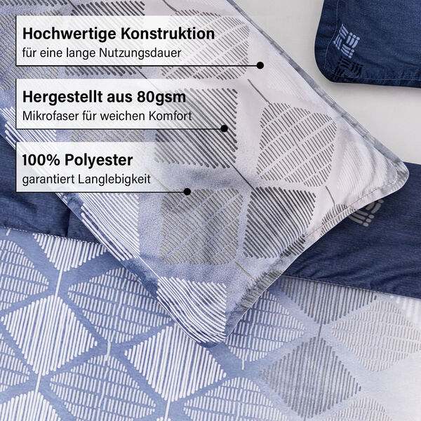 Bettw&auml;sche-Set 6tlg., blau image number 5