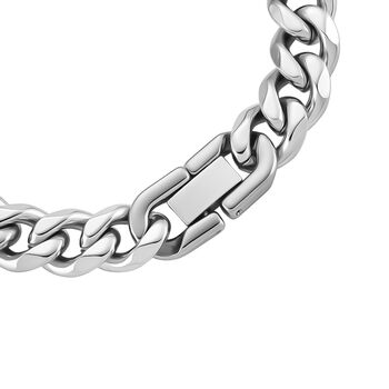 DESIGNER INSPIRIERT Panzer 316L Edelstahl Armband ca. 19 cm ca. 23,20g