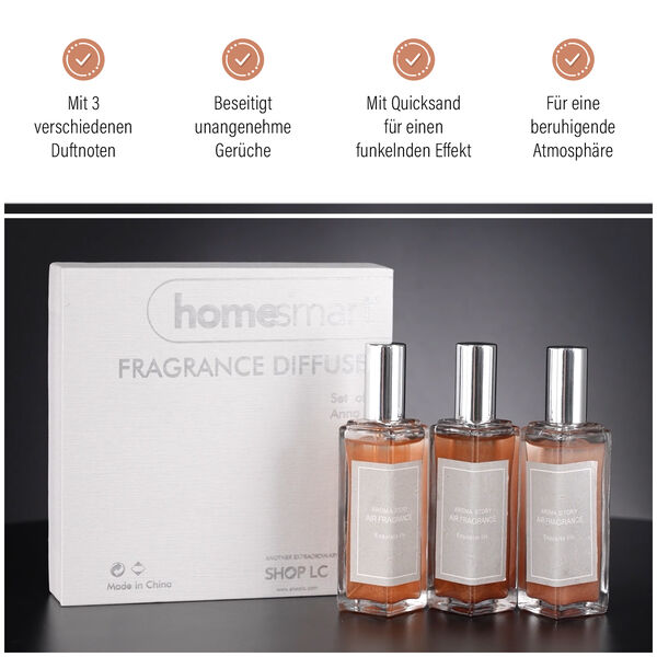 Quicksand Raum-Duftset, 3er Pack Parfum Spray image number 6