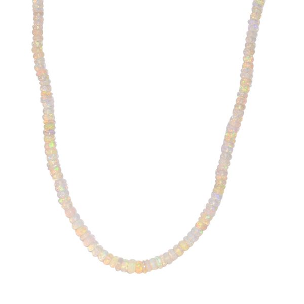 AA Natürliche, äthiopische Welo Opal Halskette, 45+5 cm - 50 ct. image number 0