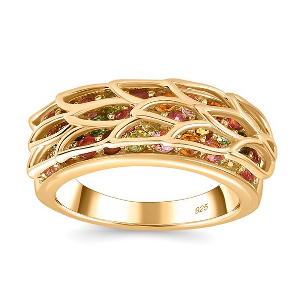 AA mehrfarbiger Turmalin-Ring - 1,58 ct. image number 4