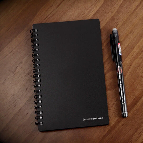 Smart - Notizbuch, Stift Radiergummi inkl., Schwarz image number 2