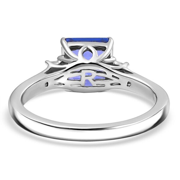 RHAPSODY AAAA Tansanit und Diamant Ring in 950 Platin - 2,09 ct. image number 6