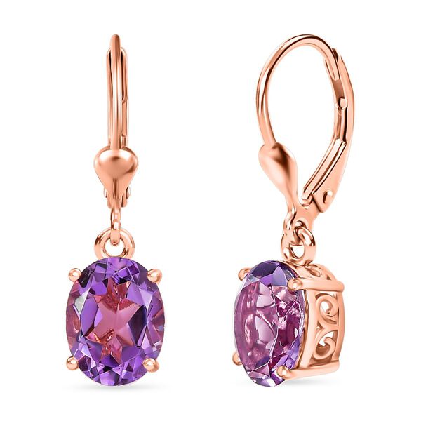 Rose de France Amethyst Ohrringe - 3,34 ct.