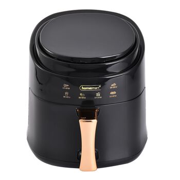 HOMESMART Digitale Hei&szlig;luftfritteuse, 8L Kapazit&auml;t, 1400W, Schwarz