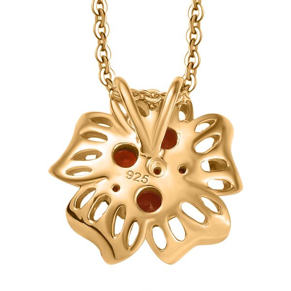 AAAA Blaze-Feueropal Schmuckset 925 Silber 750 Gelb Vergoldet ca. 0,58 ct. image number 5