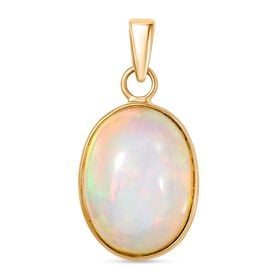 AAA Natürlicher, äthiopischer Welo Opal Anhänger 585 Gold ca. 6.80 ct