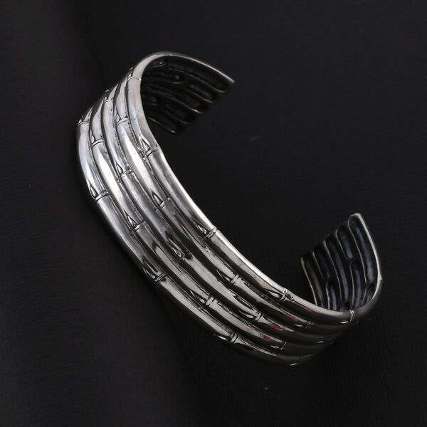 Royal Bali Kollektion - Armreif mit Bambusmuster, 19 cm - 36g image number 2