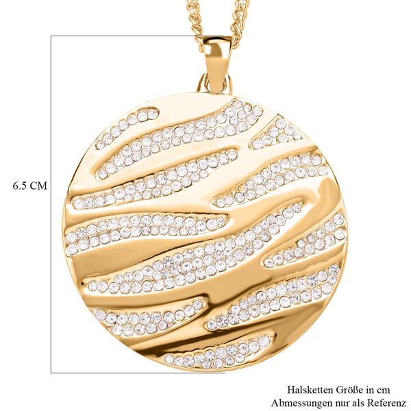 Wei&szlig;er Kristall-Anh&auml;nger mit Kette - 8 ct. image number 5