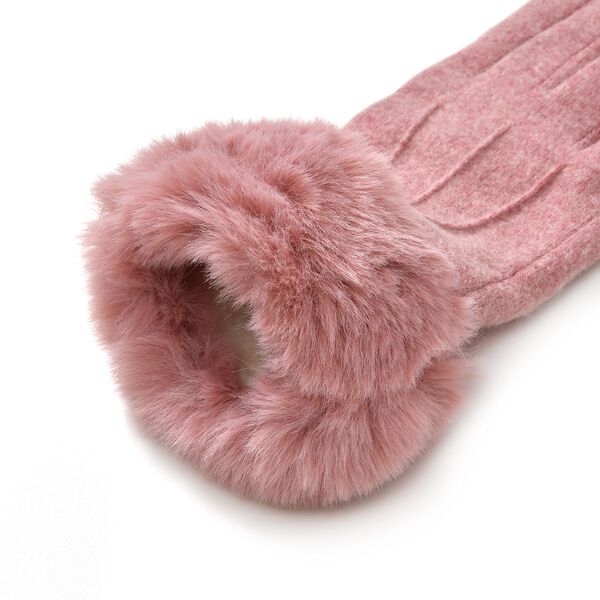Kaschmirhandschuhe mit Touchscreen-Kompabilit&auml;t, Rosa image number 4