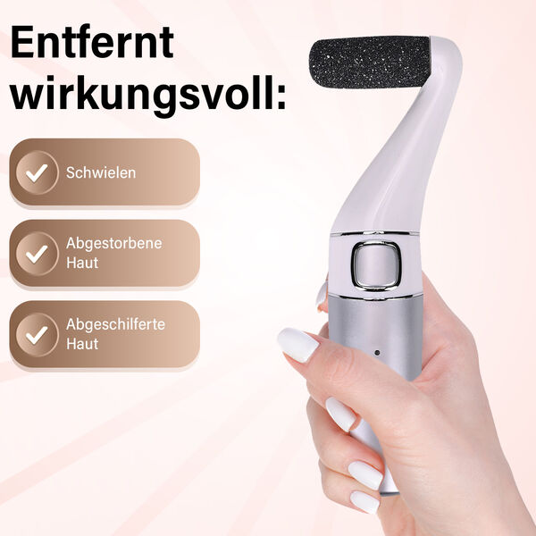 Elektrische Hornhautfeile, wei&szlig; image number 1